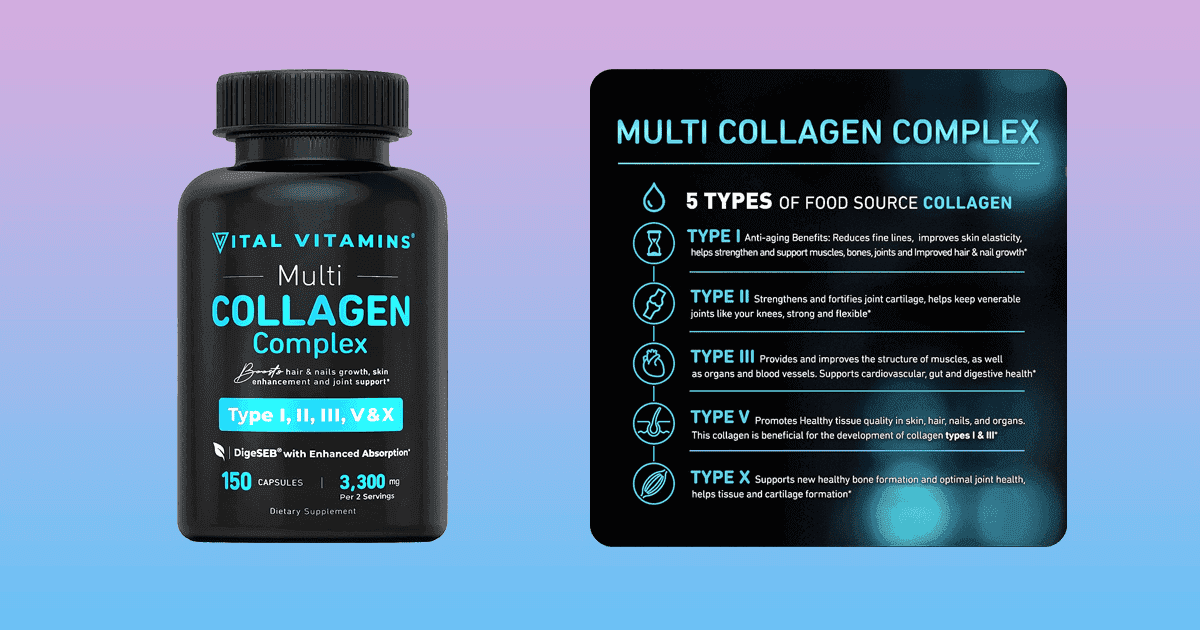 Vital Vitamins Multi Collagen Complex